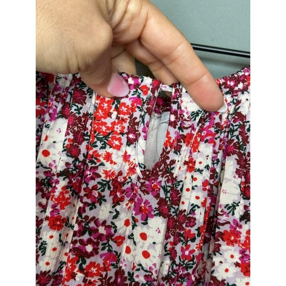 Nordstrom Girls Gauze Floral Tiered Lightweight Sundress Large 10-12 NWOT - Picture 5 of 13